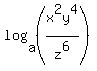 log+%28a%2C%28x%5E2y%5E4%2Fz%5E6%29%29