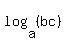 log+%28a%2C+%28bc%29%29