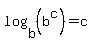 log+%28b%2C+%28b%5Ec%29%29+=+c