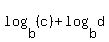 log+%28b%2C+%28c%29%29+%2B+log+%28b%2C+d%29%29