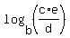 log+%28b%2C+%28c%2Fd+%2A+e%29%29