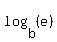 log+%28b%2C+%28e%29%29