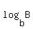 log+%28b%2C+B%29