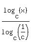 log+%28c%2C+%28x%29%29%2Flog+%28c%2C+%281%2Fc%29%29