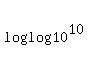 log+%28log+10%5E10%29