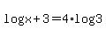 log+%28x%2B3%29=4%2Alog%283%29