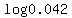 log+0.042