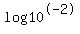 log+10%5E-2