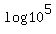 log+10%5E5