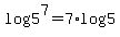 log+5%5E7+=+7%2Alog+5