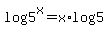 log+5%5Ex+=+x%2Alog+5