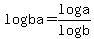 log+b+a=log+a+%2Flog+b