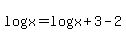 log+x+=+log%28x%2B3%29-2