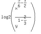 log2%28x%5E%285%2F6-1%2F2%29%2Fy%5E%281-2%2F3%29%29