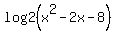 log2%28x%5E2-2x-8%29