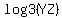 log3%28YZ%29