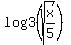 log3%28sqrt%28x%2F5%29%29