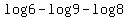 log6-log9-log8