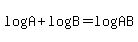 logA%2BlogB=log%28AB%29