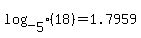 log_%5B5%5D%2818%29=1.7959