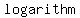 logarithm