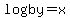 logb+y+=+x