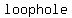 loophole