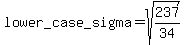 lower_case_sigma+=+sqrt%28237%2F34%29