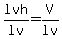 lvh%2Flv+=+V%2Flv+