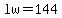 lw=144
