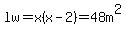 lw+=+x%28x-2%29+=+48m%5E2