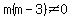 m%28m-3%29%3C%3E0