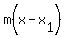 m%28x-x%5B1%5D%29