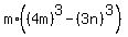 m%2A%28%284m%29%5E3-%283n%29%5E3%29
