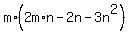 m%2A%282m%2An+-+2n+-+3n%5E2%29