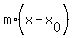 m%2A%28x-x%5B0%5D%29