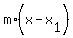 m%2A%28x-x%5B1%5D%29