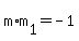 m%2Am%5B1%5D+=+-1