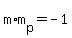 m%2Am%5Bp%5D+=+-1+