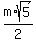 m%2Asqrt%285%29%2F2