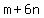 m%2B6n