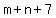 m%2Bn%2B7