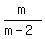 m%2F%28m-2%29