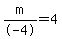 m%2F-4=4