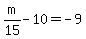m%2F15-10=-9