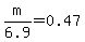 m%2F6.9=0.47