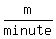 m%2Fminute