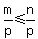 m%2Fp+%3C=+n%2Fp