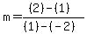 m=%28%282%29-%281%29%29%2F%28%281%29-%28-2%29%29