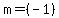m=%28-1%29